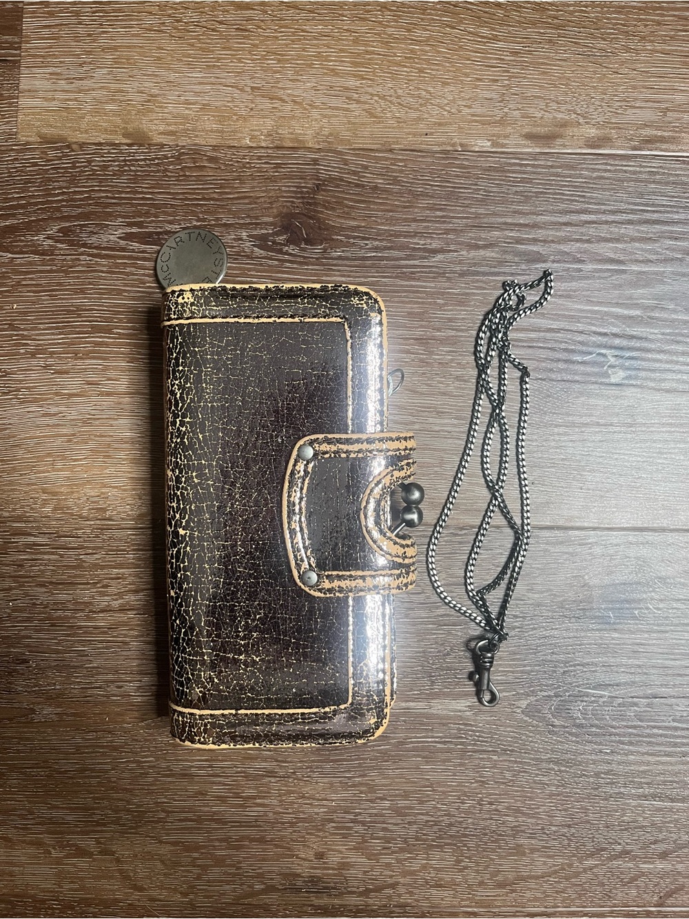 Stella McCartney silver wallet/clutch